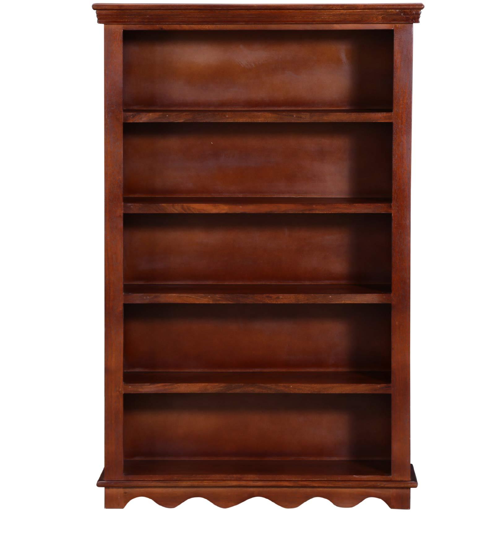 Benny Book Shelf Cum Display Unit in (Honey Oak Finish)